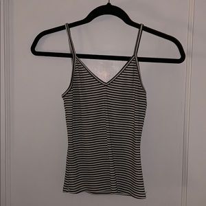 Stripped stretchy crop top